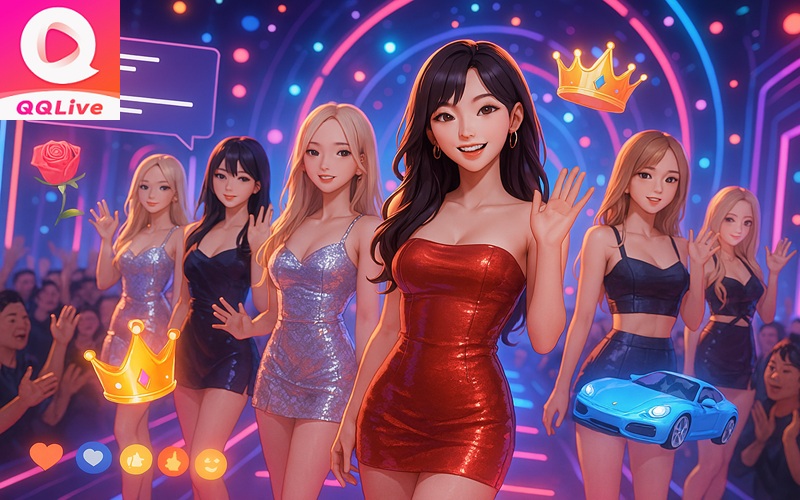 tương tác tặng quà idol